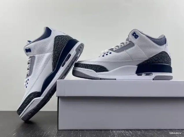 Reps TBK Navy Jordan Air 3 CT8532-140 Midnight 0522